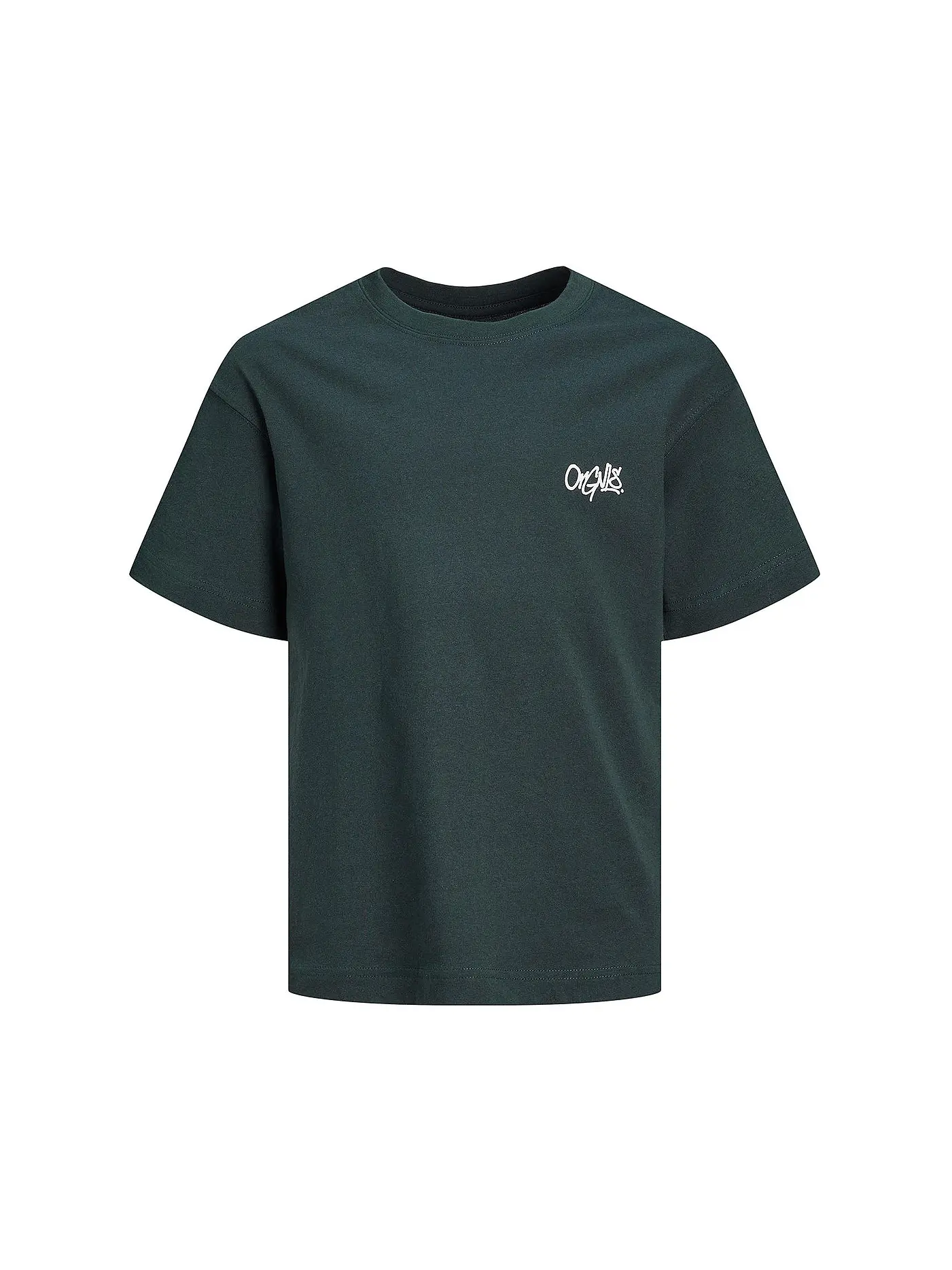 JACK & JONES | Jungen T-Shirt JORSILVERLAKE | dunkelgrün